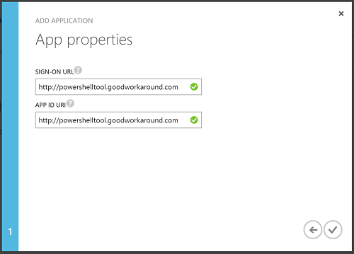 Menu to create Azure AD